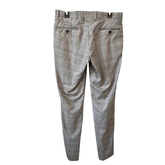 New TED BAKER Men's Gray Jarrow CT Blazer Size 40L And Plaid Pant Set Size 33S - Picture 7 of 11